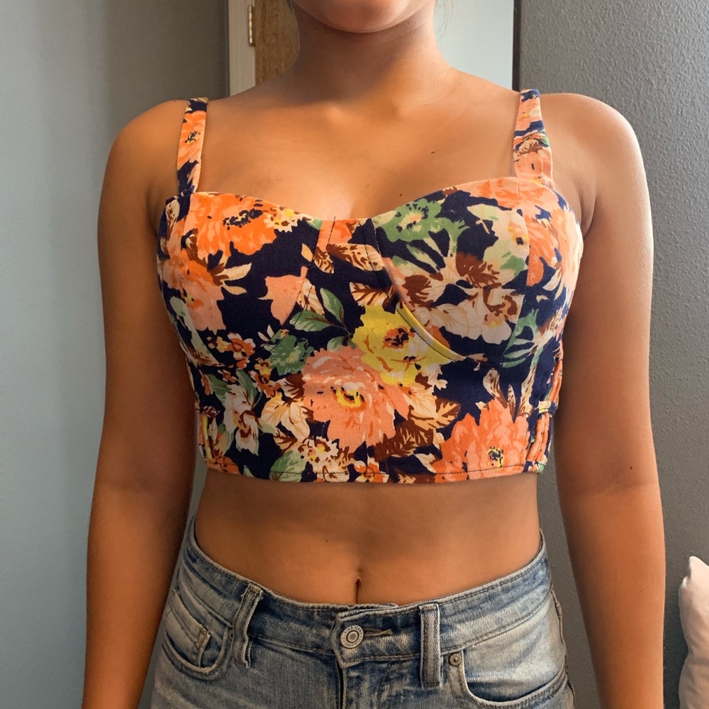 Floral Crop top